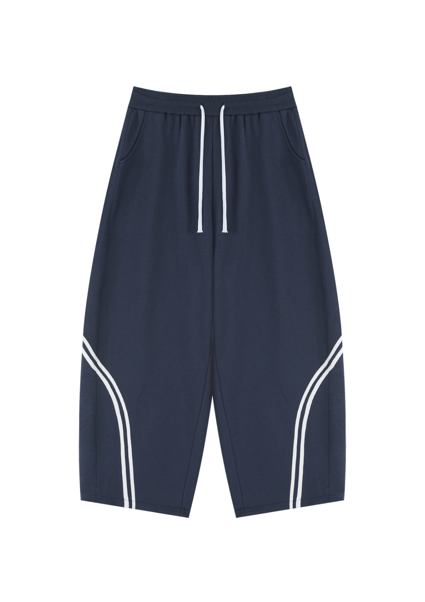 WIDE LEG PIPING SWEATPANTS