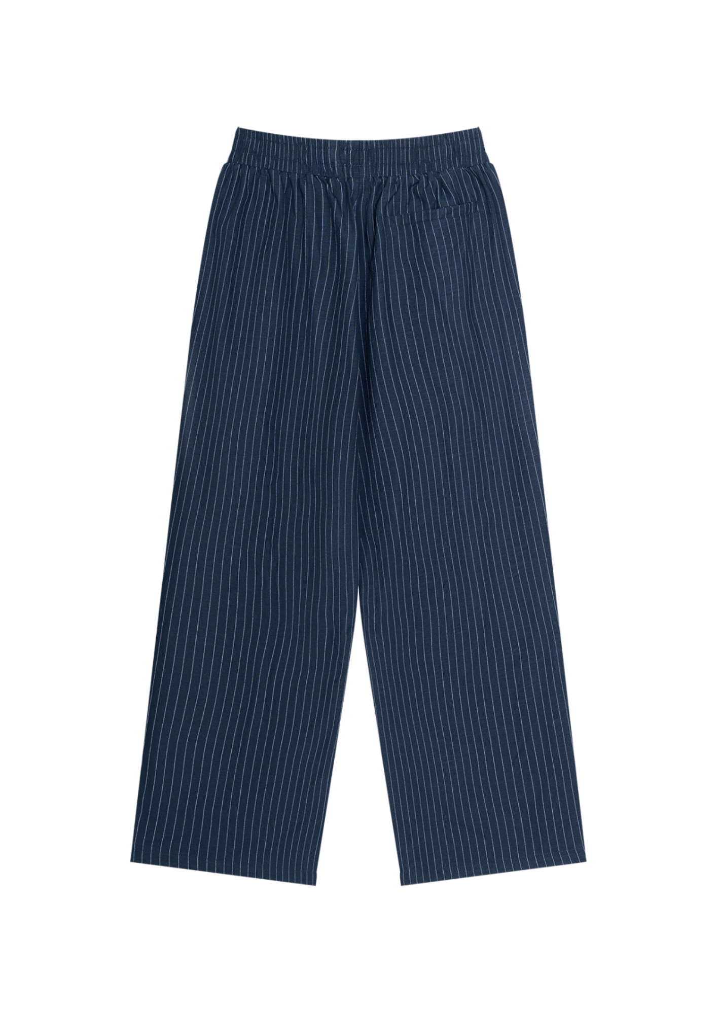 STRIPED PLEATED PANTS