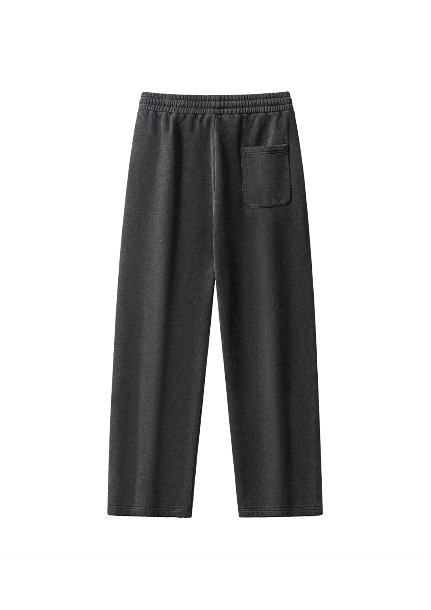Frayed Enzyme Washed Fleece Sweatpants