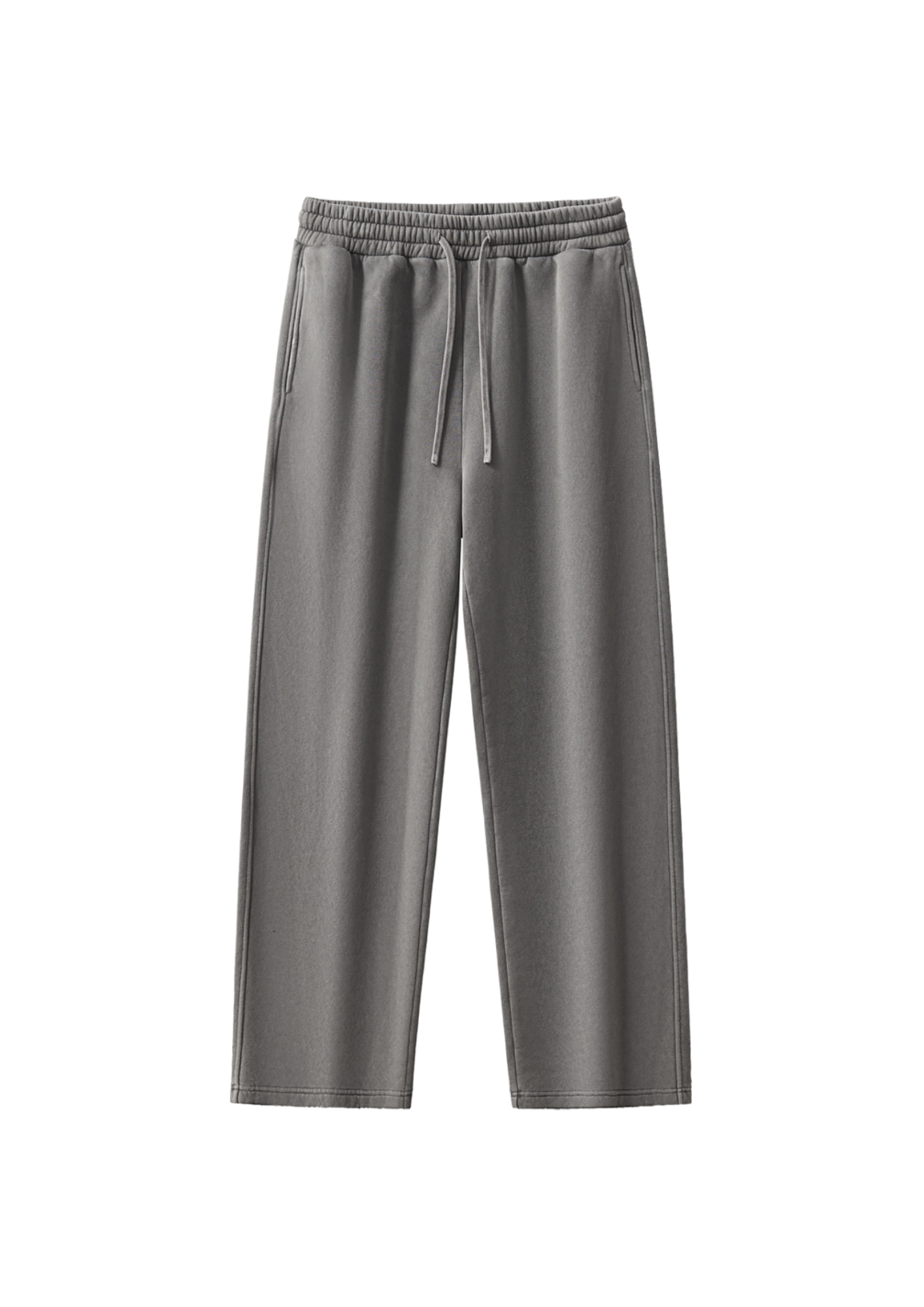 Frayed Enzyme Washed Fleece Sweatpants