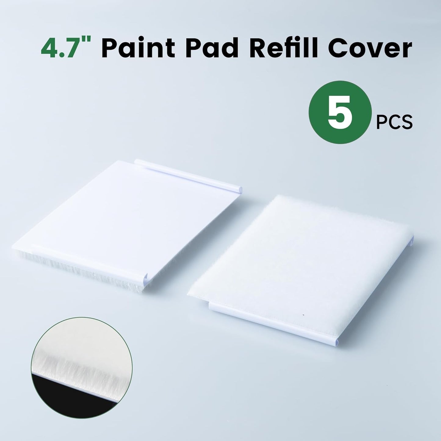 Paint Edger with 5Pcs Replace Pads, Paint Pad, Edge Painting Tool for Wall Paint Pad Applicator for Ceilings Corner Edges Painter Trim Painting Supplies Trimmer
