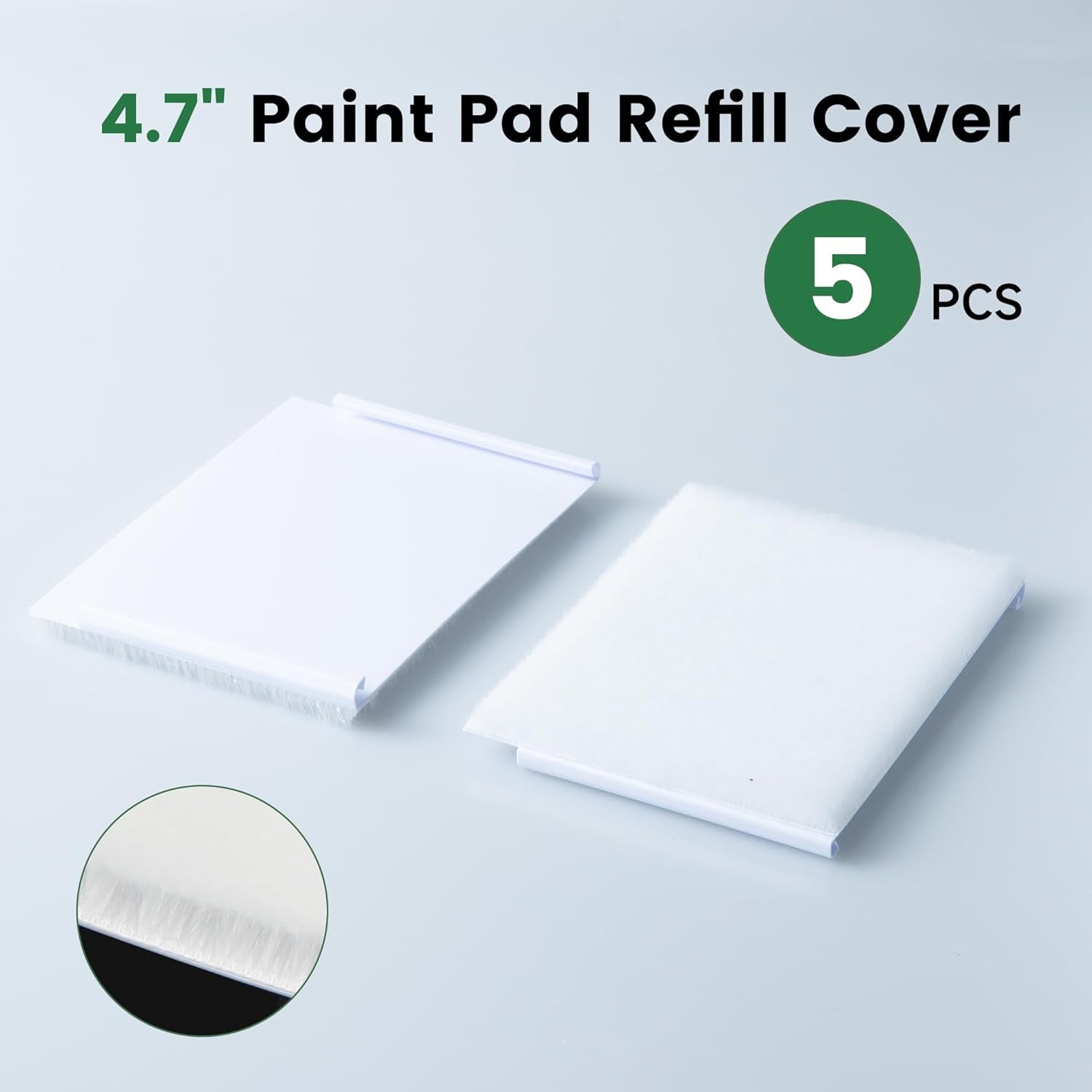 Paint Edger with 5Pcs Replace Pads, Paint Pad, Edge Painting Tool for Wall Paint Pad Applicator for Ceilings Corner Edges Painter Trim Painting Supplies Trimmer