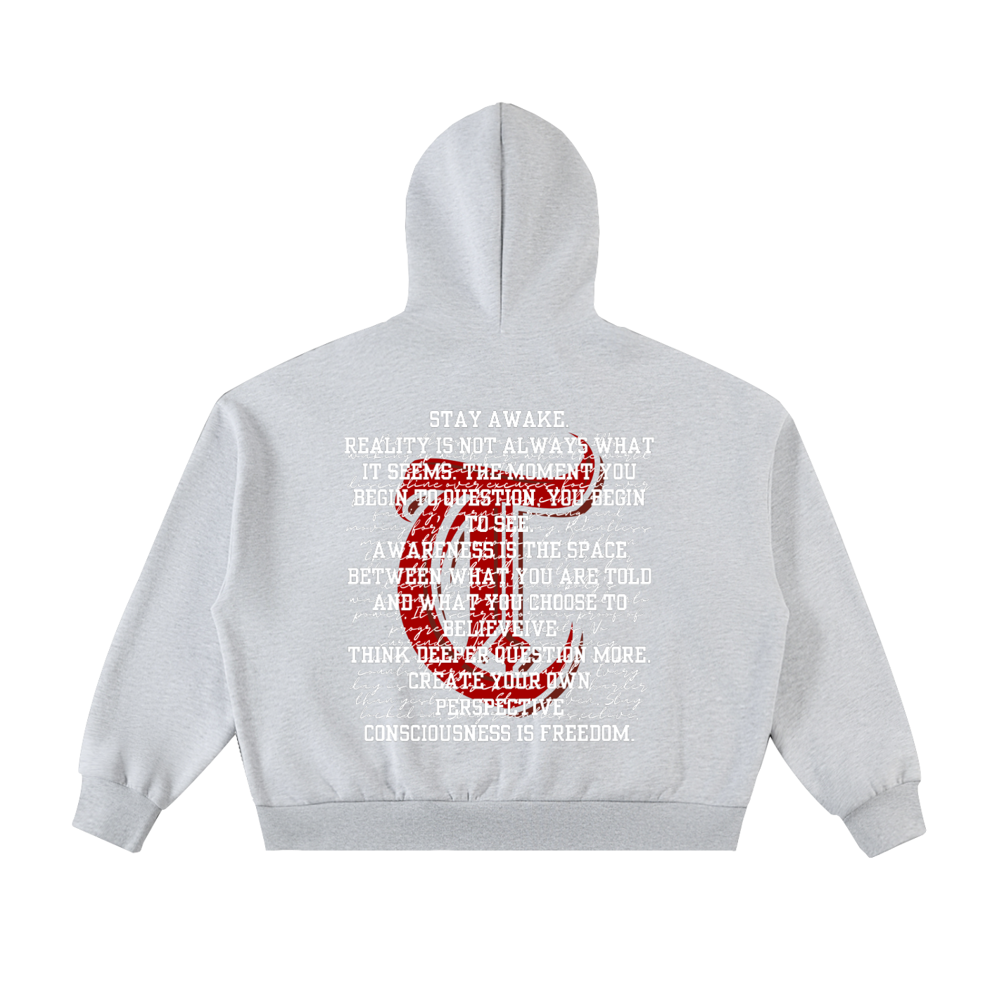 Fleeced Full-Zip Boxy Hoodie