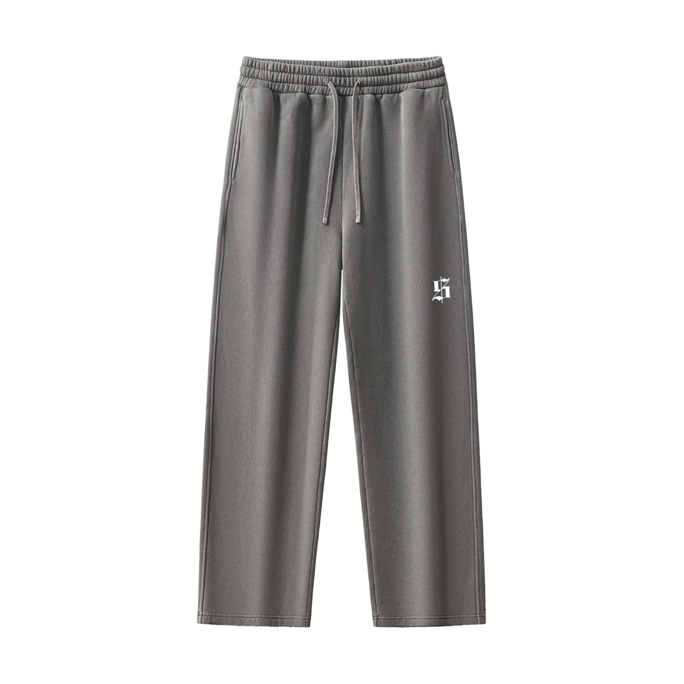 Frayed Enzyme Washed Fleece Sweatpants