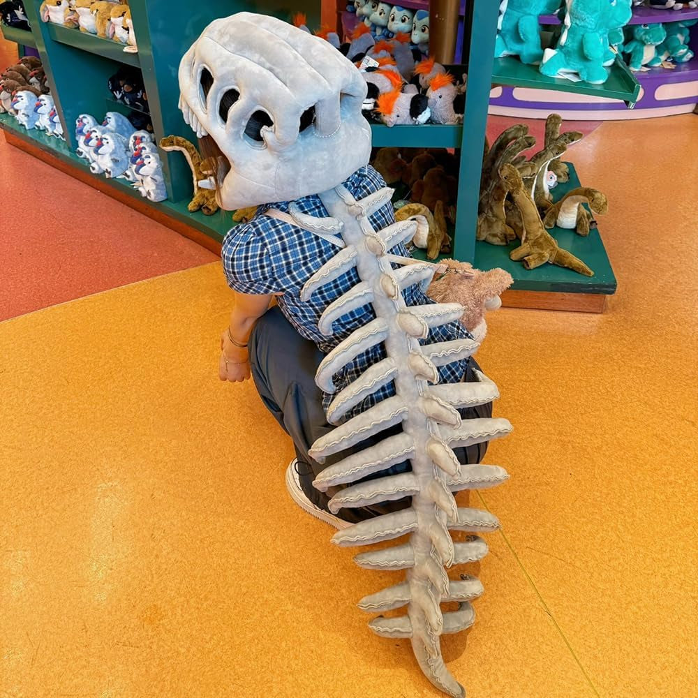 Dinosaur Skeleton Costume Set Funny Skull Dress up Animal Costume Theme Party Halloween Cosplay for Adult